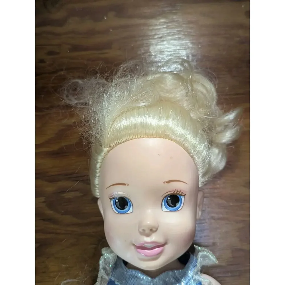 Disney Princess Cinderella My First Toddler Doll 14.5 Inch Doll Blue Dress